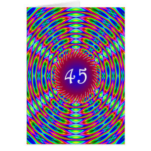 45番目の誕生日抽象芸術トリップ(幻覚体験)のような渦