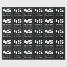 45番目の誕生日:インスパイアアールデコ検索"45" & Name