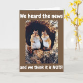 ***45番目の誕生日***考え*ナッツです！!!!!! カード (黄色い花)