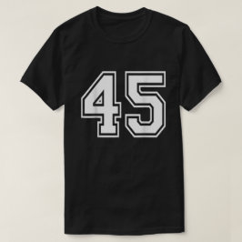 45番 バーシティ スポーツ チーム ジャージ 45歳の誕生日 Tシャツ