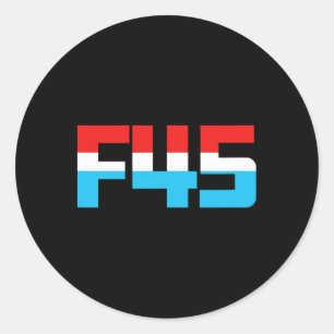 45番!ミニマおもしろいリストアンチ切り札F45グラフィック ラウンドシール
