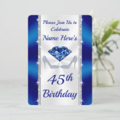 45素晴らし誕生日招待状 招待状 (スタンド正面)