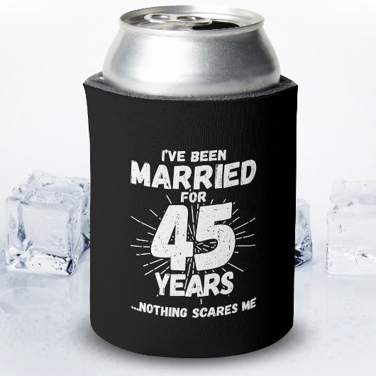 45結婚した年45おもしろい周年 缶クーラー