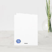 45結婚周年 カード (裏面)