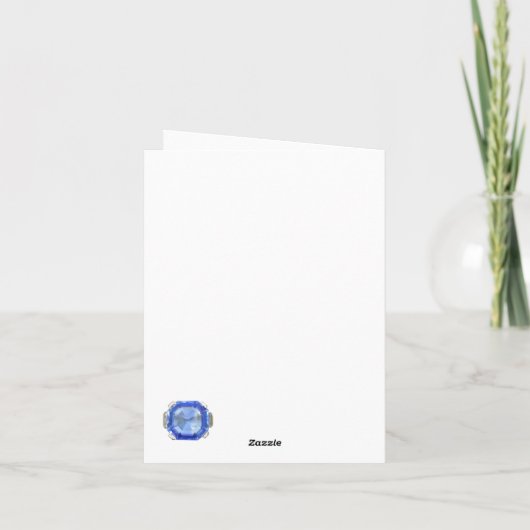 45結婚周年 カード (裏面)