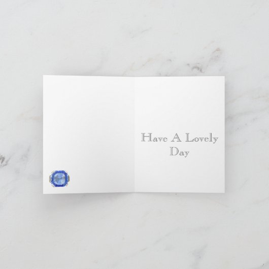 45結婚周年 カード (内部)