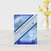 45結婚周年 カード (黄色い花)