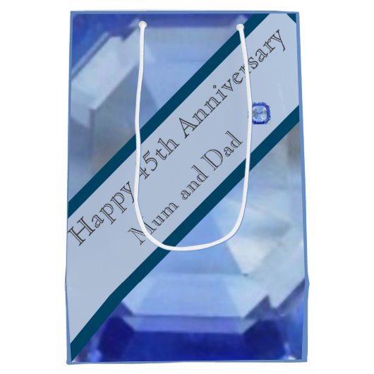 45結婚周年 ミディアムペーパーバッグ (裏面)