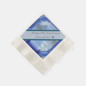 45結婚周年 縁ありカクテルナプキン (角)