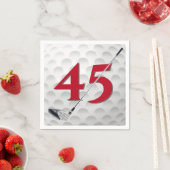 45誕生日ゴルフクラブナプキンス スタンダードカクテルナプキン (インサイチュ)