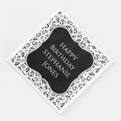 45誕生日ブラック/ホワイトナンバーパターン45 (コーナー)