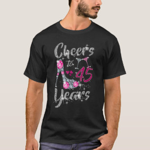 45誕生日応援へ45歳のワイン高い彼 Tシャツ