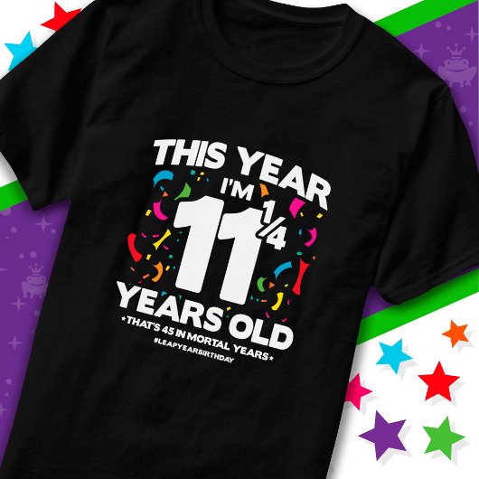 45誕生日致命年閏年2月29日 Tシャツ