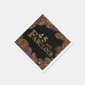 45誕生日 スタンダードカクテルナプキン (角)