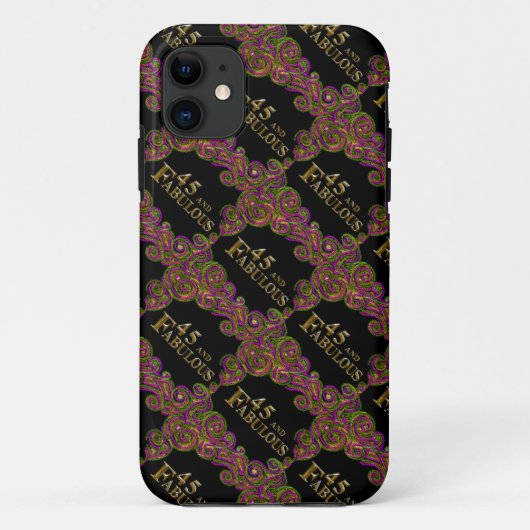 45誕生日 Case-Mate iPhoneケース (裏面)