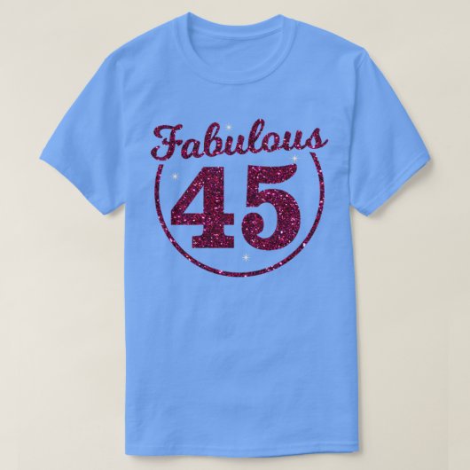 45誕生日 Tシャツ (デザイン正面)