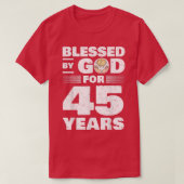 45賛美年45誕生日 Tシャツ (デザイン正面)