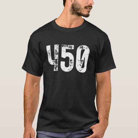 450エリアコードグランビーQC携帯電話エリアコード Tシャツ (正面)