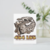 454 LS5エンジン ポストカード (スタンド正面)