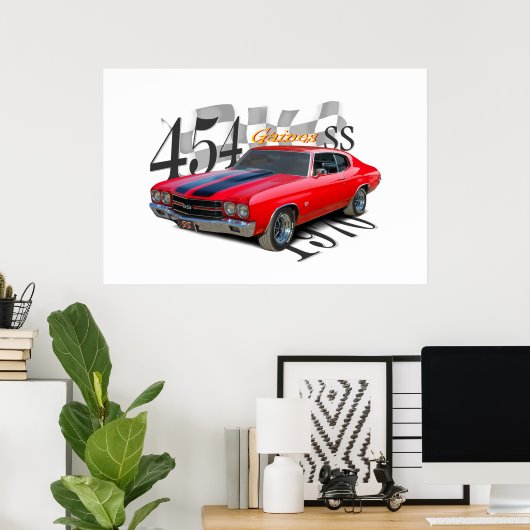 454 SS ポスター (ホームオフィス)