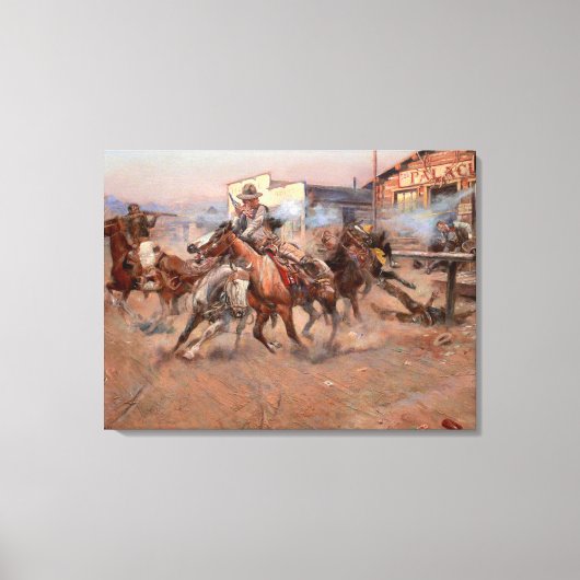 「45」からの煙 キャンバスプリント (正面)