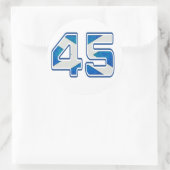 45%のステッカー ラウンドシール (バッグ)