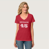 "45"をアンチ切札弾劾して下さい Tシャツ (正面フル)
