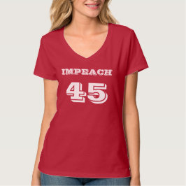 "45"をアンチ切札弾劾して下さい Tシャツ