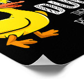 45.アヒル好きのゴムアヒル ポスター (角)