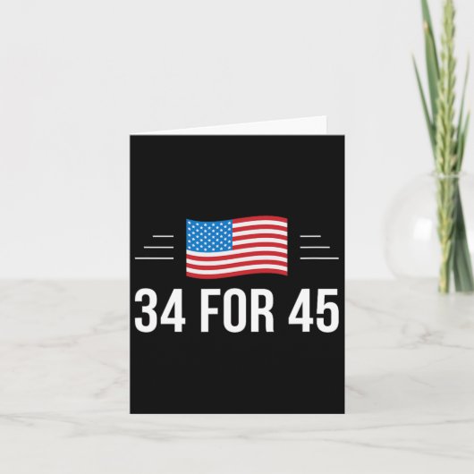 45 – トランプの有罪の時間 – カード (正面)