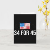 45 – トランプの有罪の時間 – カード (黄色い花)