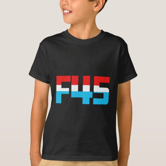 45!ミニマおもしろいリストアンチ切り札F45グラフィック Tシャツ (正面)