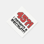45?誕生日パーティーおもしろいの詳報を求める スタンダードカクテルナプキン (角)