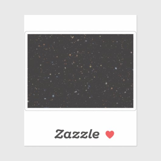 45,000を超える銀河系が見える空の部分。 シール (シート)