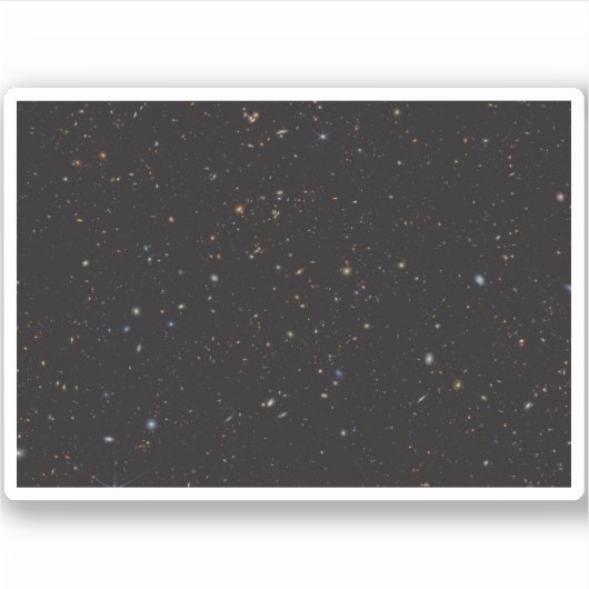 45,000を超える銀河系が見える空の部分。 シール (正面)