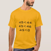 45<0 Tシャツ (正面)