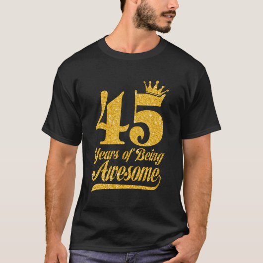 45 45素晴らしクラウン Tシャツ (正面)