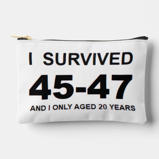 45-47を生き延びた アクセサリーポーチ (正面)