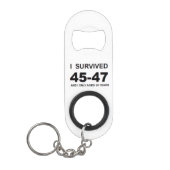 45～47を生き延びた キーホルダー栓抜き (正面)