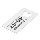 45-47を生き延びた クレジットカード栓抜き (裏面アングル)