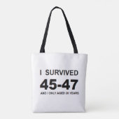 45-47を生き延びた トートバッグ (裏面)