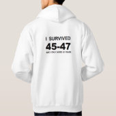 45-47を生き延びた パーカ (裏面)
