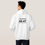 45-47を生き延びた パーカ (裏面フル)