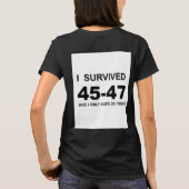 45-47を生き延びた Tシャツ (裏面)