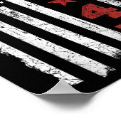 45 47トランプヴィンテージアメリカ国旗2025大統領選挙 ポスター (角)