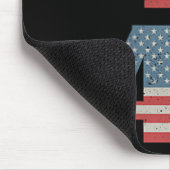 45 47トランプヴィンテージレトロ宇佐国旗2025大統領 マウスパッド (コーナー)