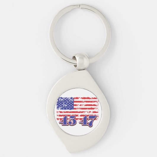 45-47トランプ大統領 キーホルダー (正面)