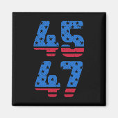 45 47トランプ2024イエスは私の救い主トランプは私のPrである マグネット (正面)