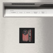 45 47トランプ2025米国国旗 マグネット (インサイチュ (食洗機))