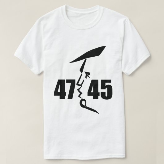 45 47トランプ Tシャツ (デザイン正面)